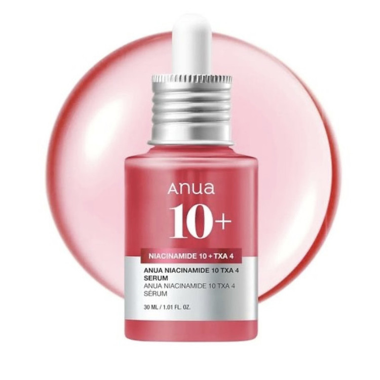 سرم ضدلک و جوش نیاسینامید 10% و ترانگزامیک اسید 4% آنوا Anua