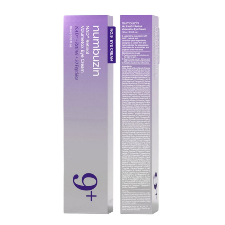 کرم ضد چروک دور چشم NAD+ رتینول شماره 9 نامبوزین Numbuzin Eye Cream