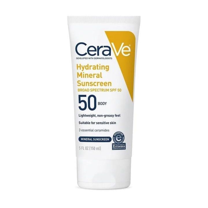 لوسیون ضد آفتاب آبرسان بدن مینرال سراوی SPF 50